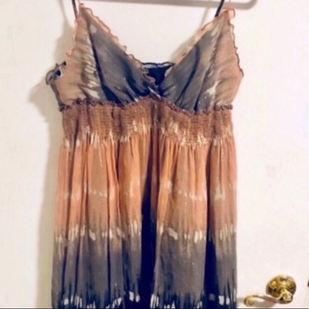bcbgmaxazria ombré empire waist dress